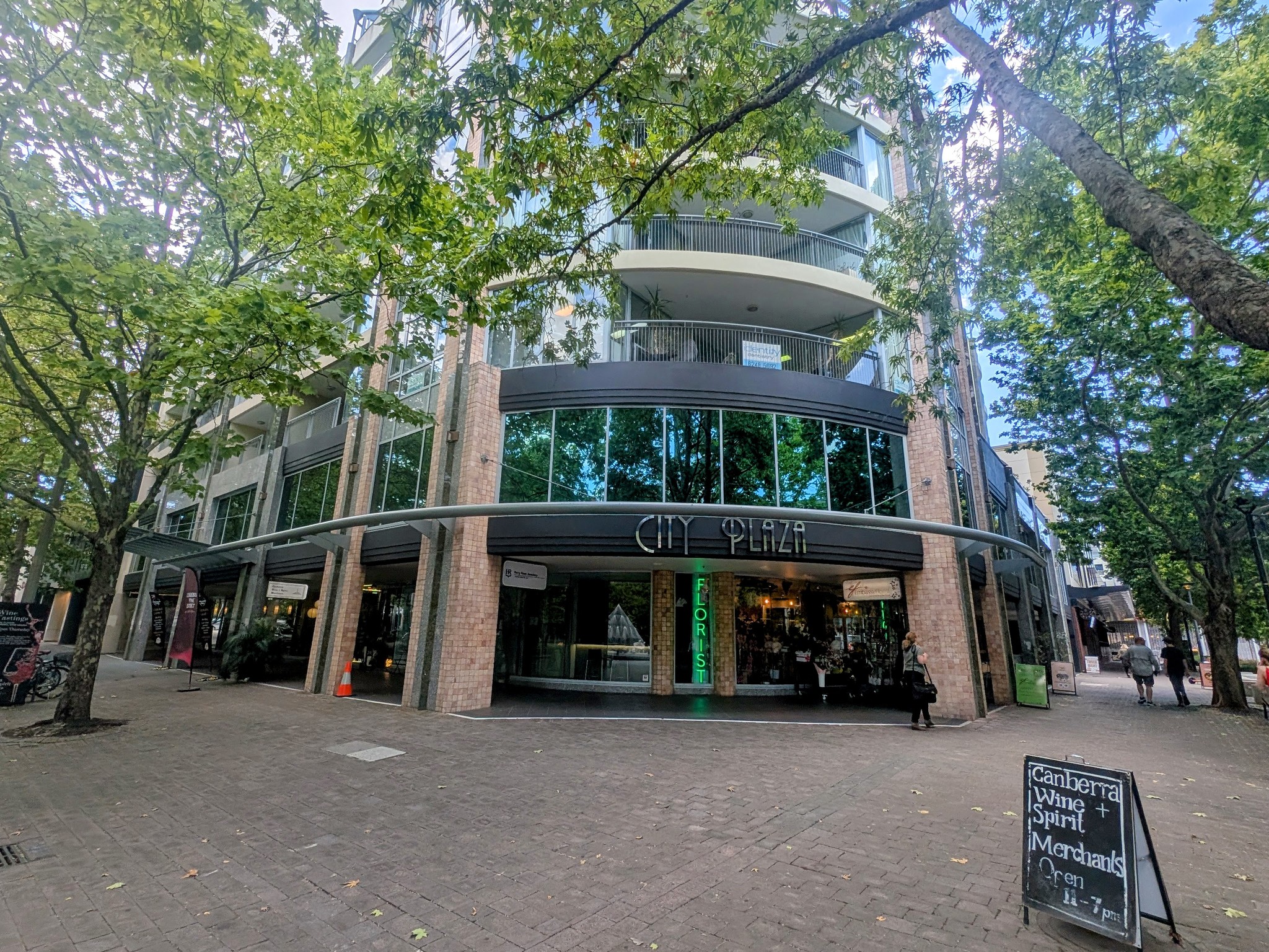 Covered parking at 222 City Walk, Canberra